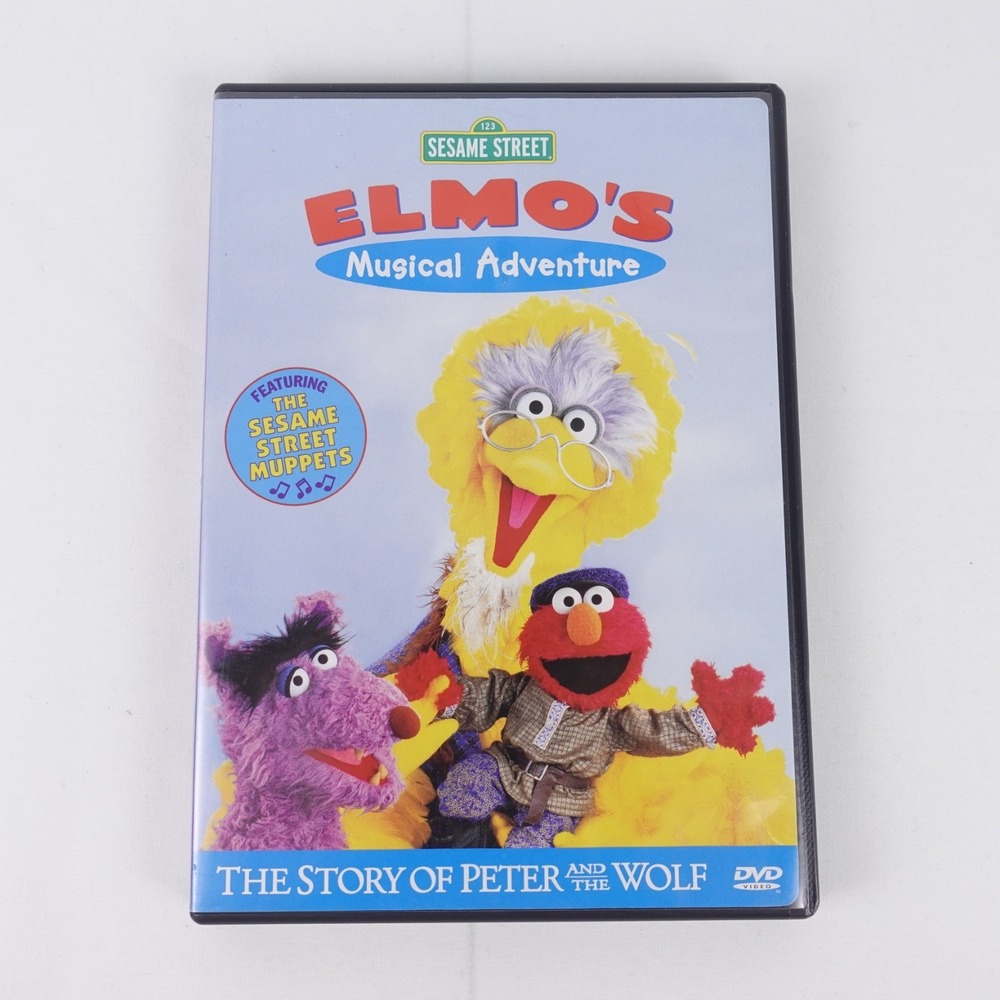 Sesame Street Elmo's Musical Adventure DVD Story of Peter & the Wolf Ft. Muppets